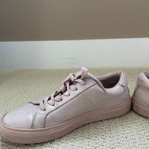 Greats The Royale leather dusty pink sneakers - Picture 3 of 9